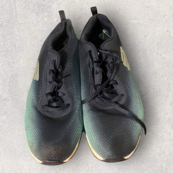 Skechers Skech-Air Element Trainer Sneaker Navy Green Womens Size 11 - Picture 1 of 8